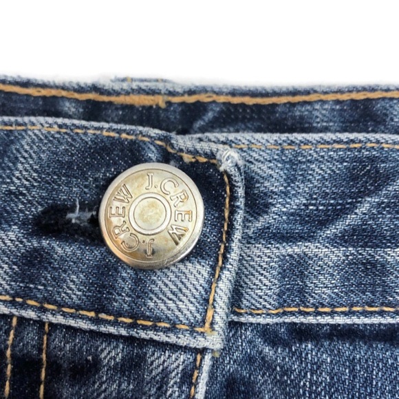 J. Crew Denim Distressed Jean Skirt - Picture 2 of 4